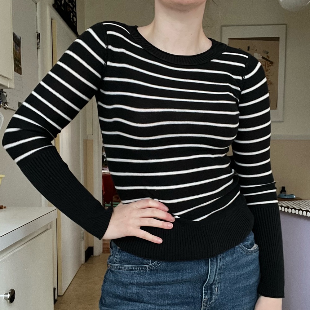 Mossimo Striped Cotton Sweater!